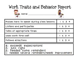Weekly Behavior Sheet Evidence Of Learning Individual
