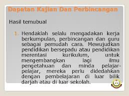 Perbincangan dan melakukan ekperimen di dalam makmal. Kajian Mengenai Kaedah Pengajaran Pengetahuan Agama Islam Di