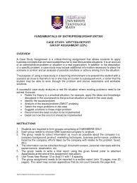 In this course, students will conducting case study to any business or company.this in case study, students are. Case Study Assignment Guideline Case Study Swot Analysis