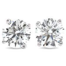 Maybe you would like to learn more about one of these? 1 50ct Round Brilliant Cut Natural Diamond Stud Earrings In 14k Gold Basket Setting