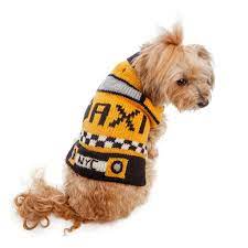 peruvian knits taxi sweater dog co exclusive halloween dog toys puppy face dog halloween