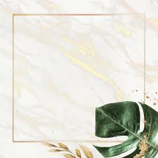 Download Premium Illustration Of Square Gold Frame With Monstera Leaf Flower Background Wallpaper Leaf Background Monstera Leaf