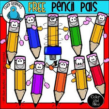 Free Pencil Pals Clip Art Set Chirp Graphics Clip Art Clip Art Freebies Art Set
