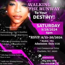 Congratulations to my Sister Faye V Gomillion; so very proud of you! Faye  will showcas high-end, designer garments that will influence future fashion  trends (All Hands-on Experience).