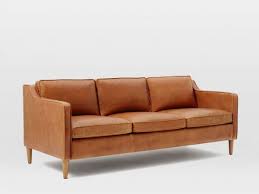 Henry leather sofa (76) molasses west elm. Hamilton Leather Sofa