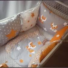 Tour De Lit Gigoteuse Renard Orange Gris Et Blanc Avec Images Chambre Bebe Renard Berceau Bebe Chambre Bebe Orange