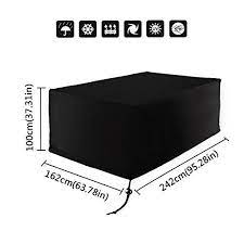 xiliy meubles table couverture polyester housse de protection pour rectangulaire meuble de garden furniture covers garden furniture design rattan furniture set