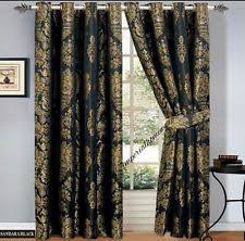 Black And Gold Pattern Curtains Image Result For Black And Gold Curtains Room Darkening Curtains Sliding Curtains Black And Gold Curtains