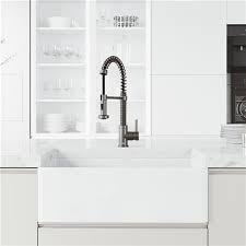 5% rewards with club o · everyday free shipping* · easy returns Vigo Edison Pull Down Single Hole Kitchen Faucet Graphite Black Vg02001gb Rona