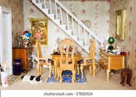Working class homes sometimes included dining rooms, but their inhabitants often used them only on holidays or special. Lovely Victorian Dining Room Inside Dolls Stock Photo Edit Now 57820324