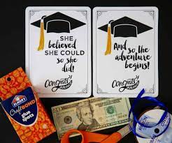It is black and gold and will go with almost any graduation decorations. Free Graduation Cards With Positive Quotes And Cash