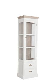 colonne vitrine blanche meuble colonne rangement papier toilette vitrine