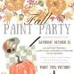 Fall Paint Party! At Treasure Valley Artisans event image