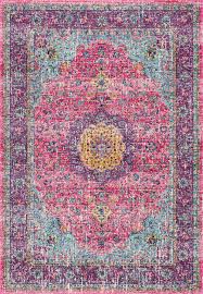 Auf wunsch nach maß gefertigt ✓ jetzt das riesige sortiment an teppichen in lila & violett entdecken ⇒. Boholiving Teppich Darcia In Lila Rosa Bewertungen Wayfair De