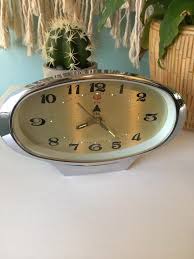 Fully functioning clock and alarm. Wind Up Alarm Clock Atomic Mid Century By Vintagecorerestore From Vintagecore Restore Of Sterling Forest Ny Attic
