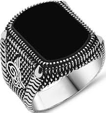 Oniks Tasli Gumus Yuzuk 139 00 Tl 10728 Yuzuk Sitesi Mens Rings Fashion Mens Ring Designs Dark Rings