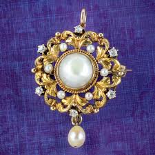 pearl brooch