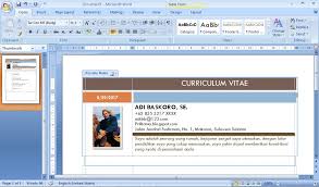 Studi kasus dibawah ini adalah menggunakan microsoft 2007. Tutorial Membuat Cv Dengan Microsoft Word Download Template Cv Siap Pakai Gratis I Codee