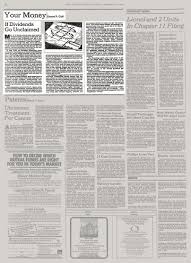 All you have to do is claim it. Your Money If Dividends Go Unclaimed The New York Times