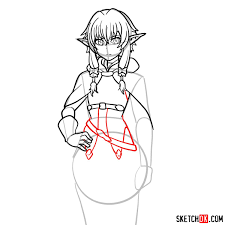 You can edit any of drawings via our online image editor before downloading. 20 Steps Drawing Tutorial Of High Elf Archer Goblin Slayer Sketchok Easy Drawing Guides