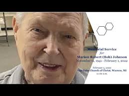 Memorial Service for Marion Robert (Bob) Johnson
