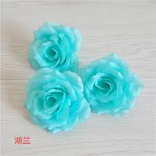 Tiffany blue wedding silk flowers wedding wedding floral dream. Tiffany Blue Valentine S Day 10cm Artificial Roses Flower Head Wedding Decoration Fake Flowers Lake Blue Flores Artificiales Buy At The Price Of 0 23 In Aliexpress Com Imall Com