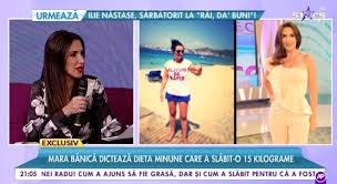 See more of mara banica on facebook. Video Mara BÄƒnicÄƒ A DezvÄƒluit Dieta Minune Cu Care A Dat Jos 15 Kilograme Oricine Poate SÄƒ O Å£inÄƒ Galerie Foto Imagine 2 Spynews Ro