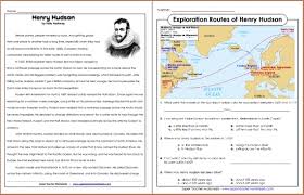 Explorers Worksheets