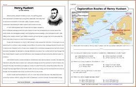 Explorers Worksheets