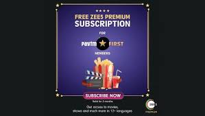 Users can get the 1 year premium subscription pack only for rs. Become A Paytm First Member Get Zee5 Premium Subscription Free Find Out How Zee5 News