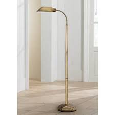 Ottlite Alexander Brass Energy Saving Gooseneck Floor Lamp 97708 Lamps Plus Gooseneck Floor Lamp Floor Lamp Lamp