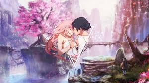 Don't use a title like i found a cool wallpaper of my favourite game or my first wallpaper, instead use a title like. Free Download Zero Two X Hiro Darling In The Franxx Wallpaper By Luluchan696 1024x576 For Your Desktop Mobile Tablet Explore 20 Darling Wallpaper Darling In The Franxx Wallpapers