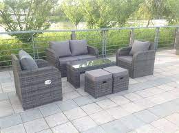 Outdoor Sofa Set Furniture Maxi Modern Design 2 Grey Rattan Garden Furniture Rattan Garden Furniture Garden Sofa Set