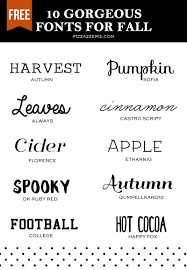 All fonts are categorized and can be saved for quick reference and comparison. 10 Fall Fonts To Download Now Pizzazzerie