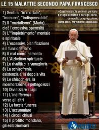 Papa Francesco E Le 15 Malattie Del Clero Post Conciliare Papa Francesco Citazioni Spirituali Citazioni Religiose