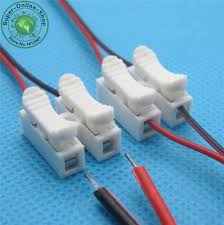 Connector Socket Picture More Detailed Picture About 10x 2p Spring Connector Wire With No Welding No Screws Quic Led Strip Wire Connectors Led Strip Lighting