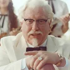 In slides Colonel Sanders with the win.