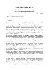 Records of the Indian Indentured Labourers