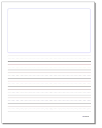 Handwriting Paper With Blank Four Square Writing Template Best Sample Templa Writing Paper Template Handwriting Paper Handwriting Worksheets For Kindergarten