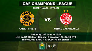 Link xem trực tuyến kaizer chiefs, 26/06 23:00, tại caf champions league luôn hấp dẫn và baobongda.net sẽ cập nhật liên tục. Sabc Sport On Twitter Catch Kaizerchiefs Vs Wacofficiel In The Caf Champions League 2nd Leg Semi Final Encounter On Saturday 26 June 15 00 Live On Sabc Sport On Openviewforever Channel 124 Sabc