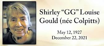 Shirley GOULD Obituary