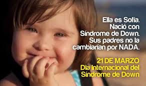 En el Día Internacional del Síndrome Down alcemos nuestra voz para que  estos niños no sean abortados. Mira el VIDEO de Sofía aquí -->  http://bit.ly/YcIlYz
