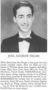 Joel Helms, Class of 1993, passed away last night at Grady. Thoughts and  prayers to his family and friends from the Walton community. Services have  been set for Friday, March 4th at