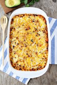 Black Bean And Quinoa Enchilada Bake From Maria Two Peas And Their Pod Quinoa Enchilada Bake Recipes Dinner Recipes