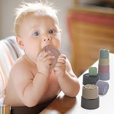 Loyzico 9 Pezzi Cubo Giocattoli Impilabile per Bambini 6-12 Mesi,  Montessori Giocattolo Impilabile per Bambino Smistamento E Conteggio,  Giocattolo Educativo Regalo Bimba Bimbo 18 Mesi 1 Anno : Amazon.it: Giochi  e giocattoli