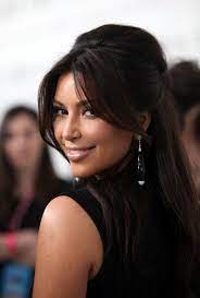 Kim Kardashian Half Updo Hair Styles Hairstyles With Bangs Half Up Hair