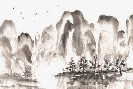 Jual diy lukisan diamond 5d dengan gambar pemandangan negara indah untuk dengan harga rp117.100 dari toko online cokono, kab. Gambar Dakwat Cina Tradisional Lukisan Tangan Lukisan Pemandangan Yang Dicat Konsep Seni Elegan Tangan Saja Png Dan Psd Untuk Muat Turun Percuma