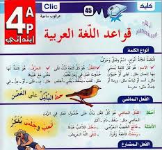 قواعد اللغة العربية مطوية كليك السنة الرابعة ابتدائي الجيل الثاني Teach Arabic Grammar Education