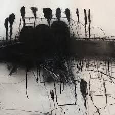 Contemporary Abstract Charcoal