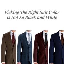 Suit Colors What To Pick To Match Your Wardrobe Black Lapel